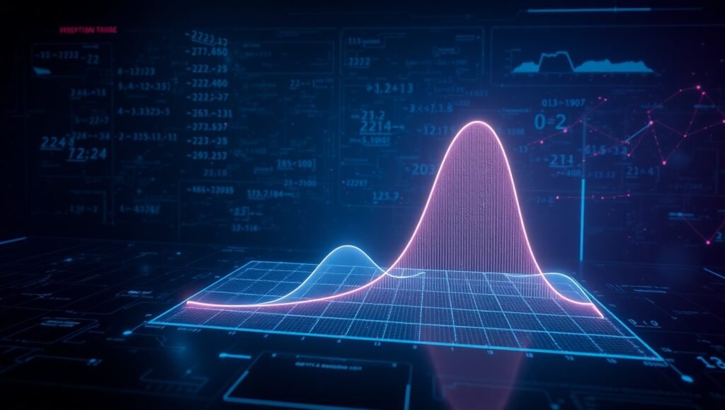 Bayesian calculator showing prior and posterior distributions
