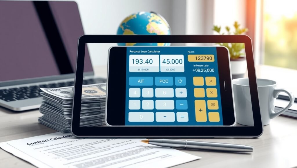 Calculate loan payments and interest rates easily