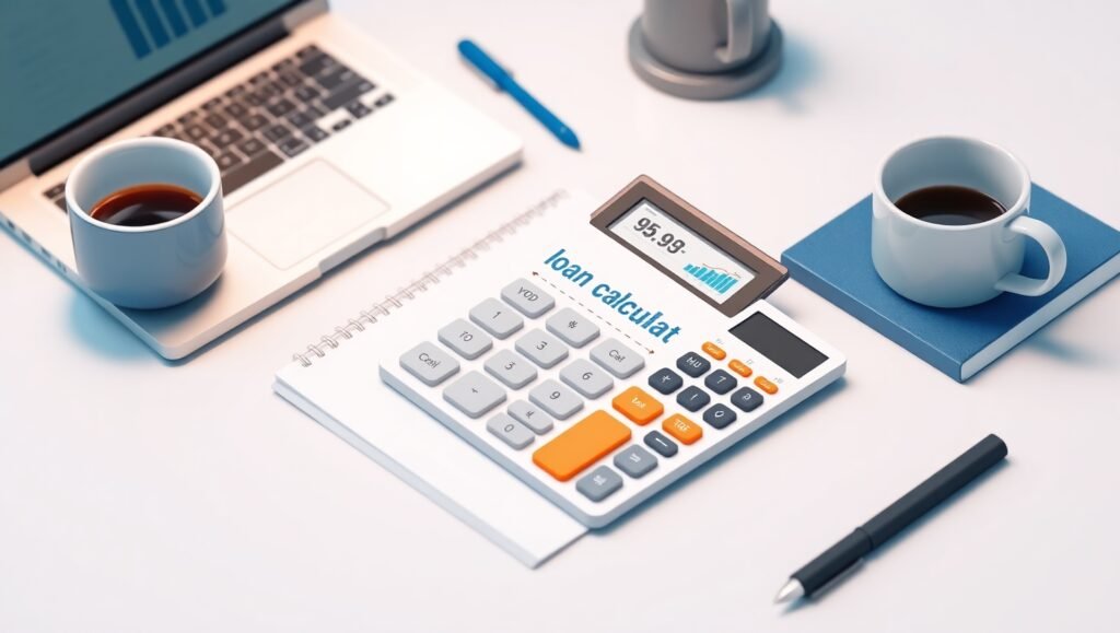 Financial tool estimating loan APR and fees