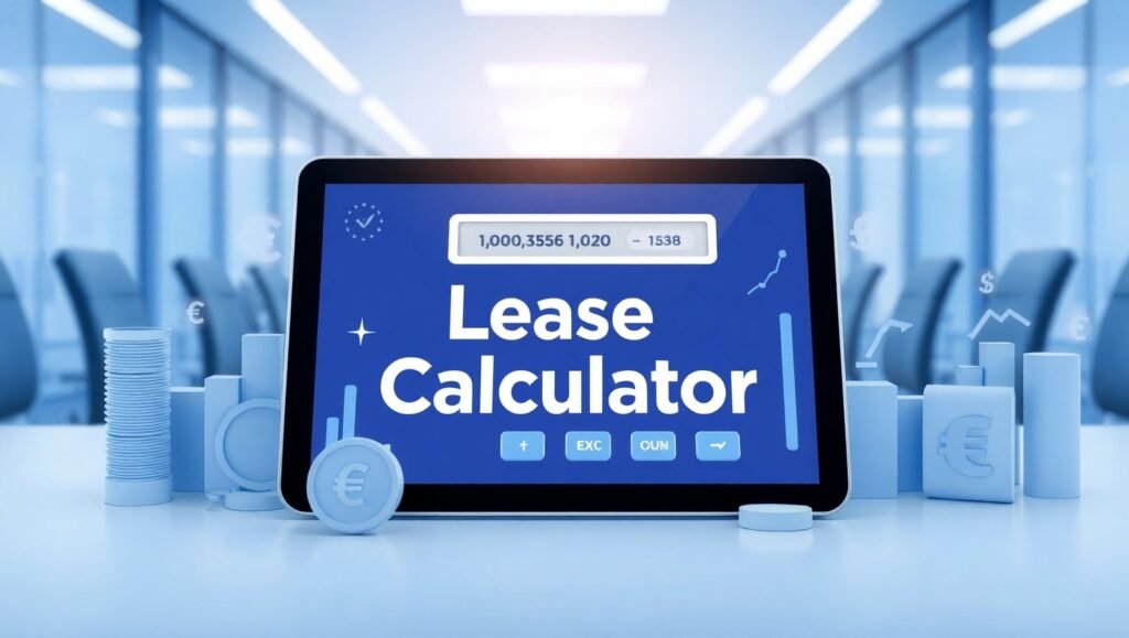 Online lease calculator with payment and interest rate results
