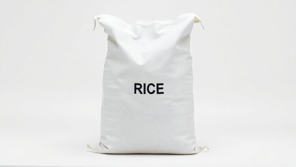 Professional rice bag size calculator tool interface