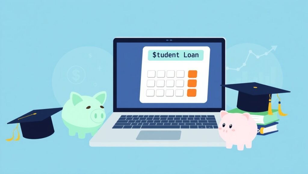 Estimate student loan payments and interest rates