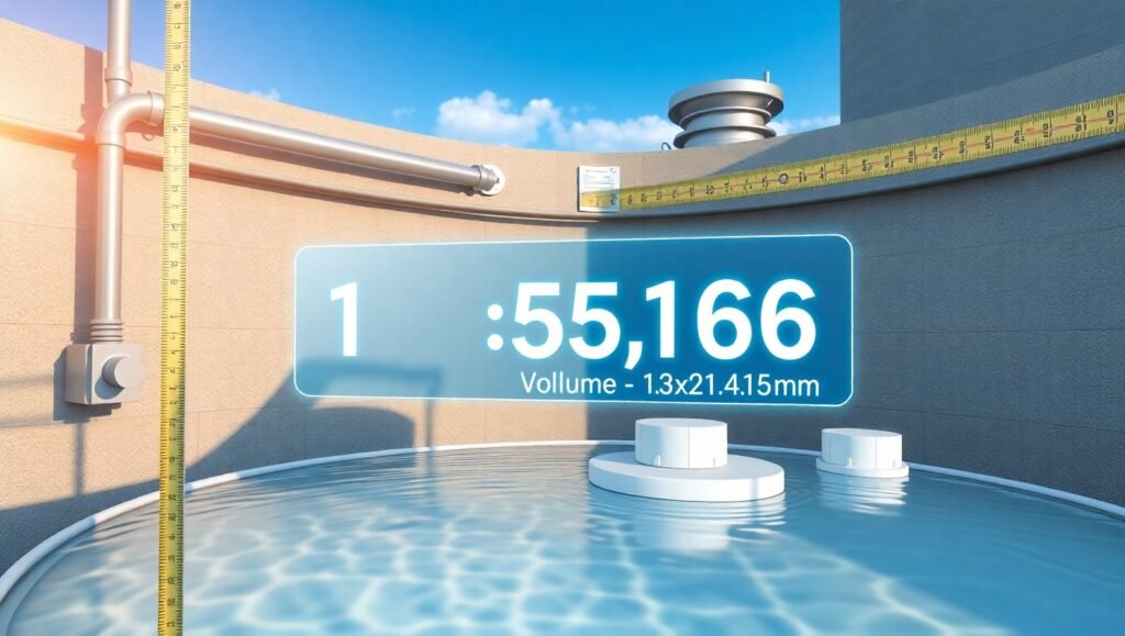 Rectangular and cylindrical tank capacity calculator tool